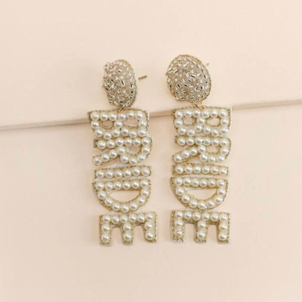 Bride earrings NWT